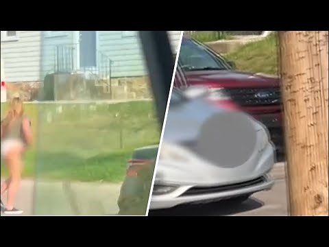 Video: Woman defecates on driver's car during road rage incident in Delco, police say