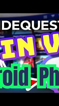 🚨How to install SideQuest on Oculus Quest with Android Phone‼️ #oculus #vr #vrgaming #sidequest