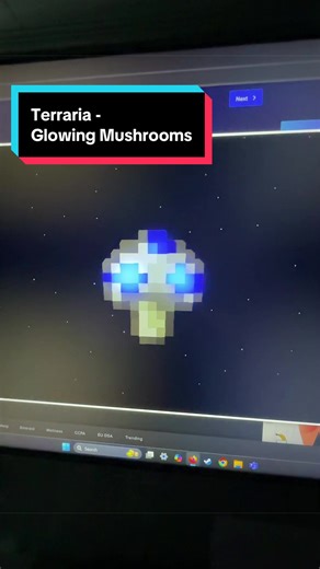Exploring Glowing Mushrooms in Terraria
