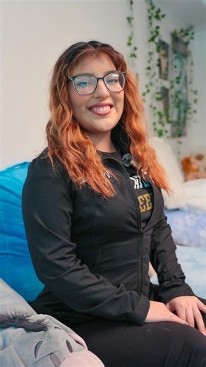 Cal State LA Housing on Instagram: "Sammie @itz.sammiej shows us her South Village Triple 😃 The Spring 2026 Housing Application is open, this could be your next right move! Hit the link in our bio to apply & find your community today. Full room tour coming soon to our YouTube channel! 👀 [Cal State LA, Cal State LA Housing, room tour, dorm life, college room tour, college, living on campus, Golden Eagles, Cal Sate LA Cheer] [Video description: Resident Sammie shows her South Village Triple room