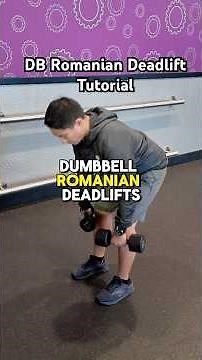 DUMBBELL ROMANIAN DEADLIFT (RDL) TUTORIAL🦵🏼 / Build hamstrings & glutes with a pair of dumbbells!