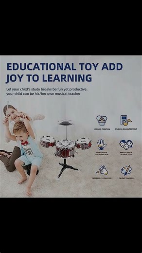 Chilartalent Kids Drum Set Highlights