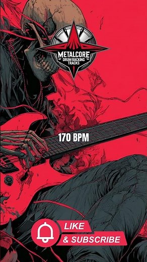 170 BPM Metalcore Drum Track – Fast and Punchy
