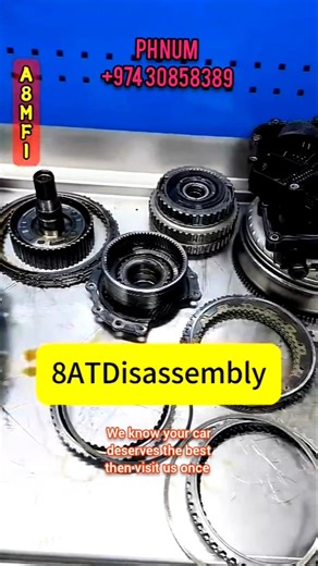 From Damaged to Perfect 💯 Gearbox Rebuilding Process #qatar #car #carcare #viral #shorts #youtube