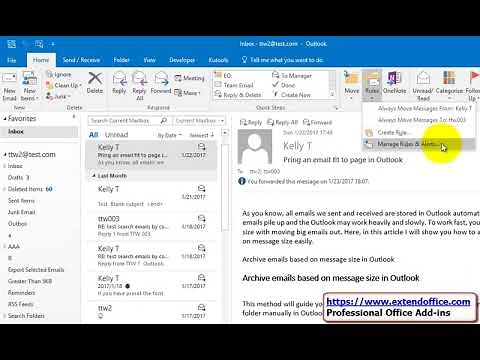 How to automatically reply to specific sender (email address) in Outlook