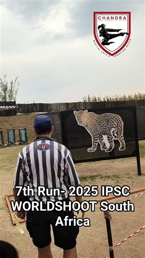 My 7th run on the second day of 2025 IPSC HANDGUN WORLDSHOOT 2025 #13yroldipscshooter | Chandra "The Angel's kick"