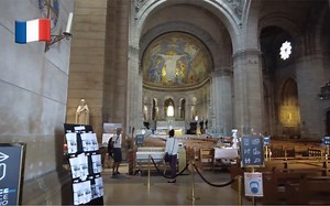 漫步游法国-蒙马特 走进圣心大教堂 眺望巴黎全景绝佳的地方 2021.6 [1080P高清视频]