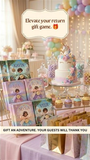 Fairytale Storybooks as Return Gifts for Kids | Personalised Birthday Party Favours #returngiftideas