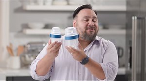 LOCK & LOCK LocknLock Easy Essentials Twist Two Way Container Food Storage Bin, BPA-Free/Dishwasher Safe, 12-Piece Set, Clear