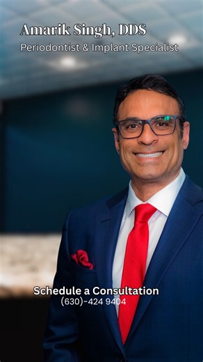 Periodontal Implant Associates - Dr. Amarik Singh on Instagram: "Implant care does not end at placement. Each implant is evaluated, maintained, and monitored to ensure it continues to meet the original standard over time. — Amarik Singh, DDS, MS Periodontist & Implant Specialist | Oak Brook Schedule a consultation to review your implant health. #DentalImplants #ImplantMaintenance #ImplantCare #Periodontist #OralHealth #LongTermCare #OakBrook #Chicagoland"