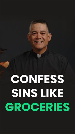 Confess Your Sins Like a Grocery List.. watch the full video on our YouTube channel here - https://youtu.be/nyKUlO746KI | St. Patrick's Seminary & University, Menlo Park, California