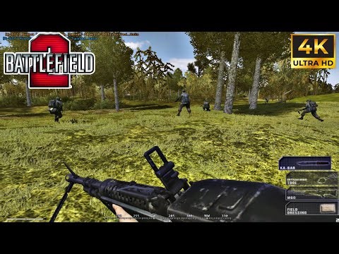 Battlefield 2 Project Reality Mod 50 vs 50 4k gameplay