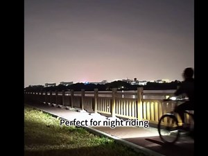 RONY 1000LM Rechargeable Mountain Bike Light, IPX4 Waterproof Safety Bicycles Light for Night Riding with 5 Light Modes