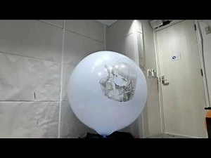 Anime balloon pump to pop (Raiden chan 36inch macablue)