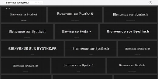 Visualiser un aperçu de toutes les polices installées sur votre PC