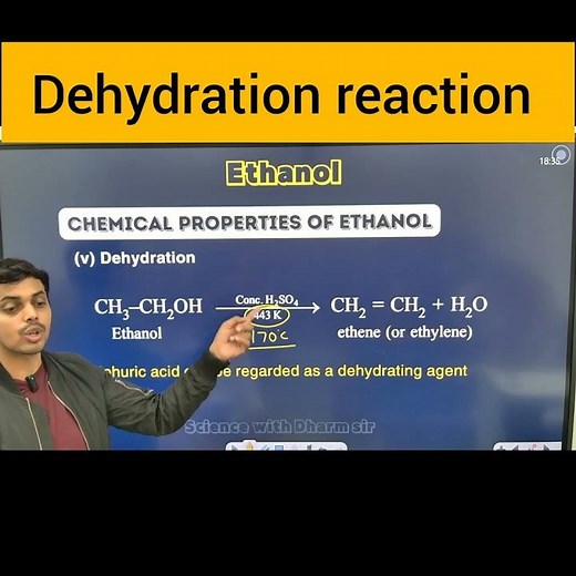 🔥 Dehydration Reaction (Class 10 Chemistry) Explained in Seconds! #chemistryeducation #chemistry