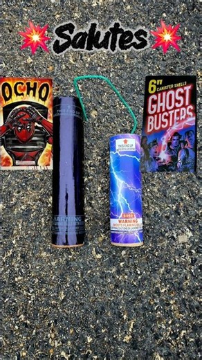 Ocho 8" & Ghostbuster 6" salute canister shells