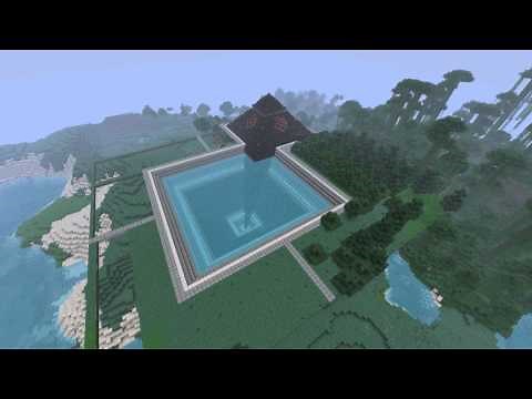 GeoFront (NERV HQ) - Minecraft timelapse [HD]