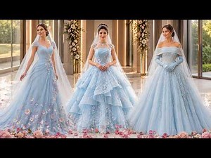 The Most Beautiful Blue Wedding Dresses You’ll Ever See? 👑💙 | Eternal Bridal Couture@suneharu-k5t
