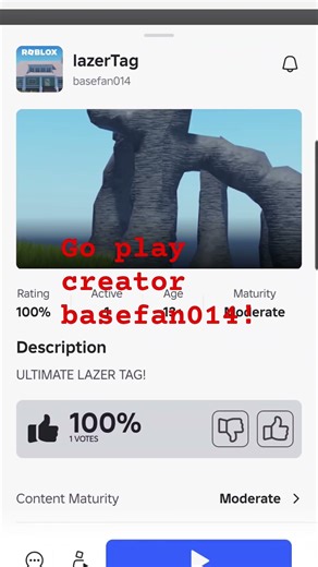 MY NEW GAME!! Come try it out #music #roblox