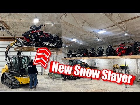 WILD Snowmobile Storage Setup + Snowmobile Upgrade