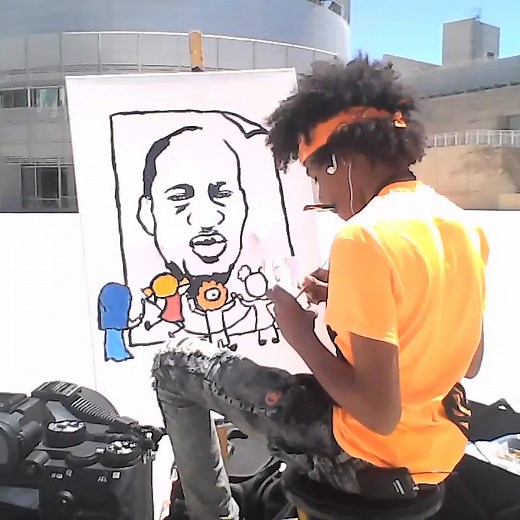 11K views · 398 reactions | Honoring George Floyd’s passing and all those lost to police violence with a painting by our 2020 Kid of the Year honoree, Tyler Gordon | Nickelodeon | Facebook