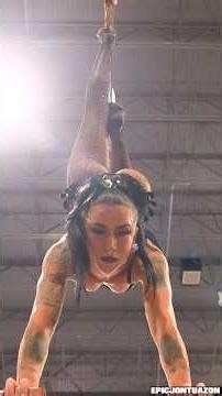 Camille Zamboni Contortionist Archer #epicjontuazon #philadelphiatattooconvention #archer