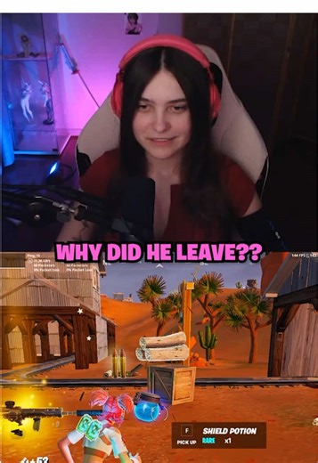 Fortnite Player Rage Quit Reaction