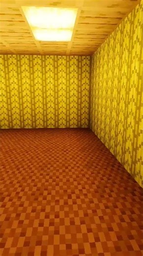 Backrooms with Minecraft shader is Terrifying.
