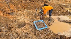 He found a crocodile bone so big it may have belonged to a 15-foot monster