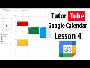 Google Calendar Tutorial - Lesson 4 - Create Events