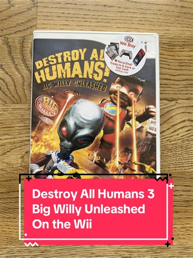 Destroy All Humans ! 3 Big Willy Unleashed on the Wii Another game on the Wii that I had no idea about #destroyallhumans3 #destroyallhumansbigwillyunleashed #wii #wiinostalgia #nintendowii