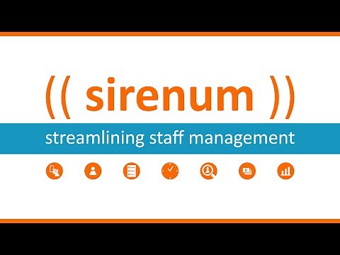 Introduction to Sirenum Staff Management Software Platform