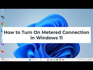 How to Turn On Metered Connection in Windows 11