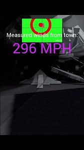 300+ MPH Tornado vs Town #roblox #robloxedit #tornado