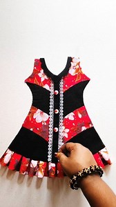 Beautiful & unique baby frock 👗design 145 #kidsfashion #viralreels #sewing | Selai Premi