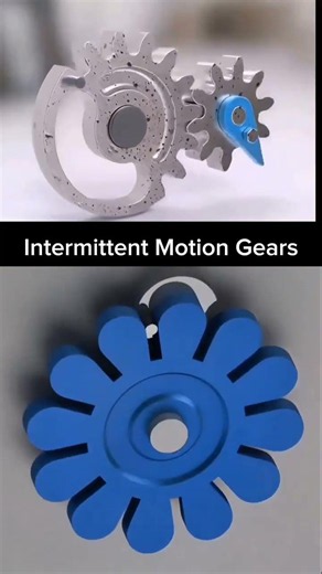 Intermittent Motion Gears Explained in 30 Seconds! ⚙️ #short