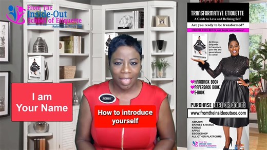 16K views · 1K reactions | HOW TO PROPERLY INTRODUCE YOURSELF There is a proper way to introduce yourself. I know we've been taught from childhood a particular way. However, you will be surprised to learn that it may not be the most professional way. Take a look. #professionalism #properintroduction #etiquette | From the Inside-Out School of Etiquette, LLC | Facebook