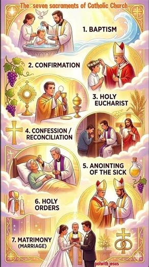 The 7 Sacraments of the Catholic Church 🙏