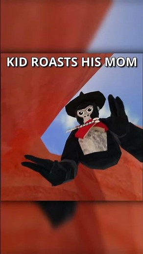 He Roasted This Kid's Mom So Hard #gorillatag #vr #shorts