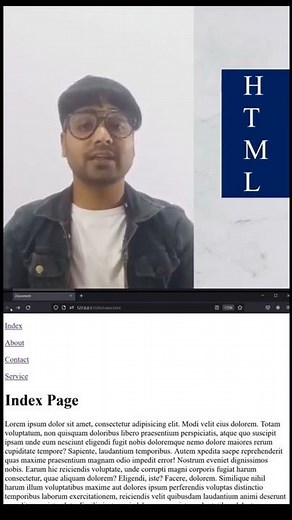 Internal And External Link Short | Html And CSS Short In Hindi #11