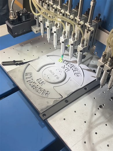 Automatic PVC Silicone Injection Machine for 3D Labels