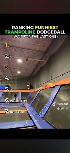 Top Funniest Trampoline Dodgeball Moments