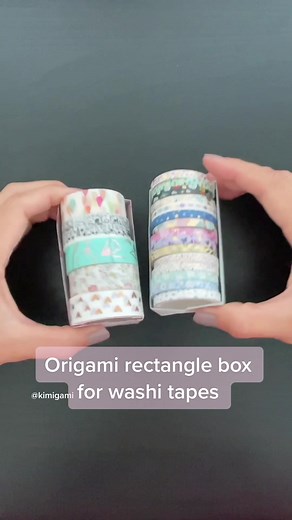 DIY Origami Rectangle Box Tutorial