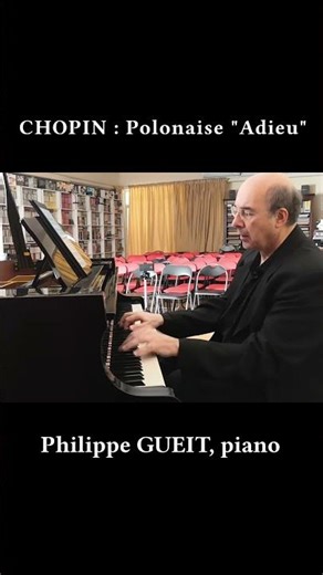 Chopin : Polonaise “Adieu” (1826) – Philippe Gueit, piano