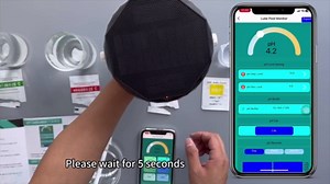 kactoily Smart Pool Monitor, 7-in-1 Digital Pool Water Tester, Solar Pool Chemical Monitor for pH, Chlorine, Salinity, ORP, TDS, EC,Temp, Ideal for Saltwater Pools, Hot Tubs, Spas