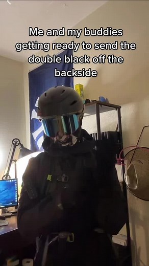 Colorado Kids Skiing Double Black at Ski Resort