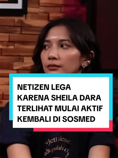 akhirnya dia perlahan mulai buka sosmed🥺 #sheiladara #vidialdiano