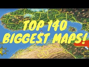 Top 140 BIGGEST Maps in Open World Games