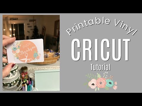 Printable Vinyl Cricut Tutorial | Hey Crafty Hannah Sue